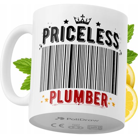 Mug humoristique pour plombier, avec un texte amusant et un design graphique original. Idéal pour les anniversaires, les fêtes et les occasions spéciales. Mug premium pour la maison, le bureau et le t (1/5)
