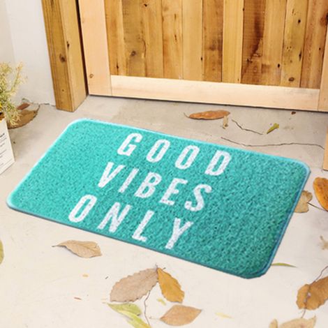 Durable, sturdy, non-slip, dust-removing PVC doormat for bathroom and kitchen entrances - Landi Good Victories Only - 4060