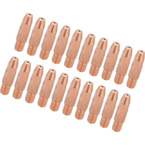 20 embouts de contact en cuivre M6 pour torche de soudage MIG/MAG Binzel 24KD (1,0 mm) (1/5)