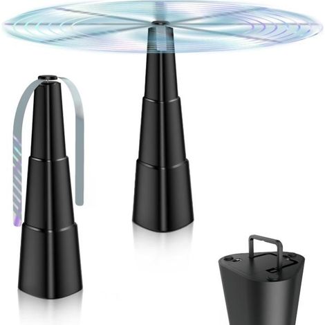 Ventilateur Anti-Mouche,Lot de 2 Répulsifs Anti-Mouches,Fly Fan pour effrayer Les Mouches,Répellante Moustique Fan pour Maison (1/5)