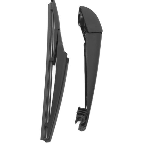 Heckscheibenwischerarm und -blatt für Fiat 500 (2012–2019), Ersatzteilnummer 68079870AA, Autozubehör aus Metall, schwarz, Standardgröße, Komplettset (1/5)