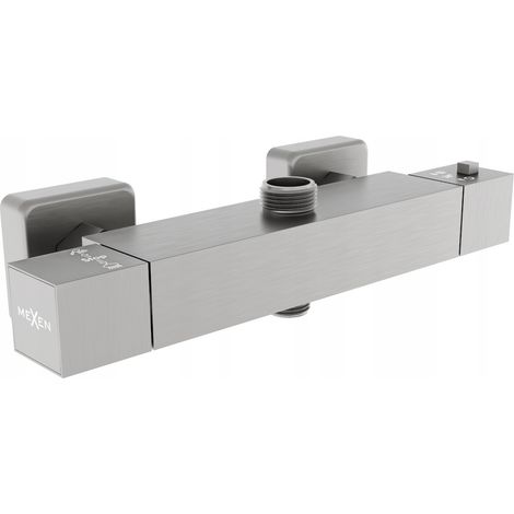 Mexen Cube thermostatische Duscharmatur, Graphit - 77250-66 (1/2)