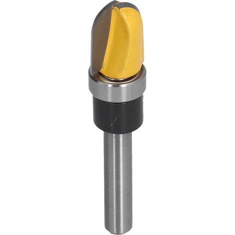 Fraise à rainurer avec roulement pour bol en bois, queue 1/4", diamètre 1/2"