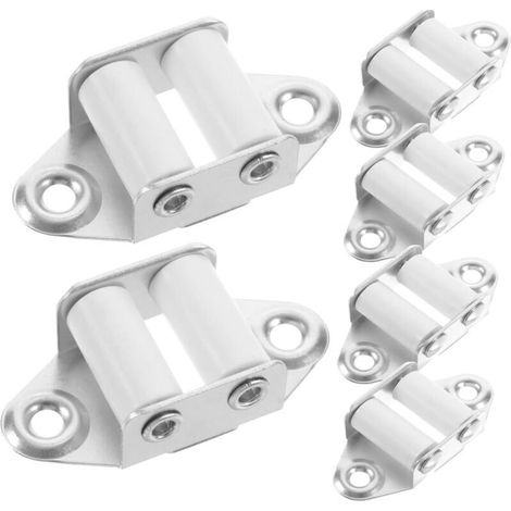Guías para estores enrollables, 12 piezas, accesorios de aluminio para estores enrollables, cabezales guía metálicos -Crezuo
