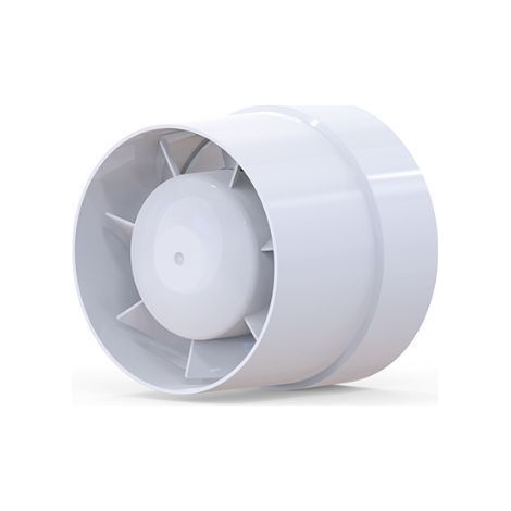 Ventilateur extracteur d’air axial 100 mm – Débit 130 m³/h – Faible consommation 12 W – Pour salle de bain, cuisine, cave – Plastique ABS (1/2)