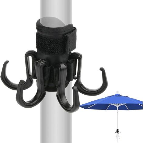Crochet de Suspension pour Parasol de Plage Crochets De Parapluie De Plage Crochet pour Parasol de Plage 6 Crochets pour Parasol de terrasse Crochet Suspendu pour Parasol Camping Jardin (A) (1/4)