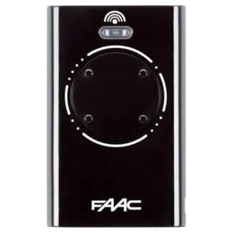 Télécommande 4 canaux FAAC XT4 868 SLH NOIRE - 7870101 (1/2)