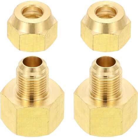 2pcs Raccords de Tube en Laiton, Femelle 1/2\ (1/5)