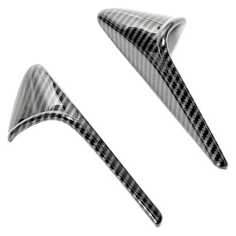 Two colors: Glossy carbon fiber textured Material: ABS Side camera protective cover for side fenders. (1/4)
