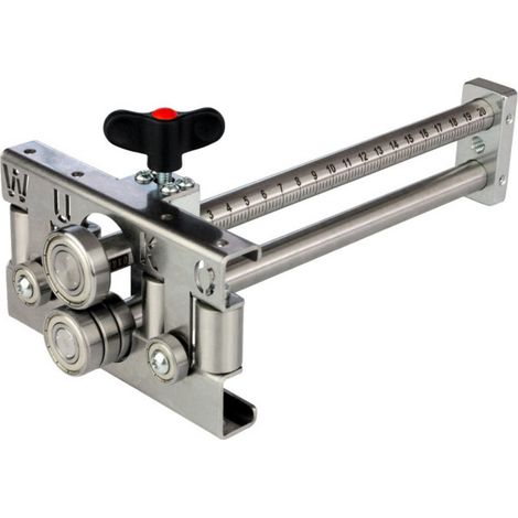 Plieuse bordure WUKO UNI 2204 – Pliage jusqu'à 90° – Hauteur de pliage réglable 5 à 200 mm – Pour tôles acier, aluminium, zinc, cuivre
