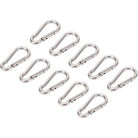 10 Crochets en Acier Inoxydable 304 pour Suspension Mangeoire Oiseaux, Fixation Jardin 5MM (1/5)