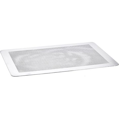 De Buyer placca piatta traforata in alluminio cm. 40x30 Airmat 7368.40 (1/3)