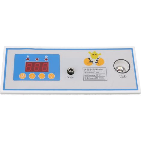 Digitaler, vollautomatischer Temperaturregler für Brutkästen, 30 W, 12 V (1/5)