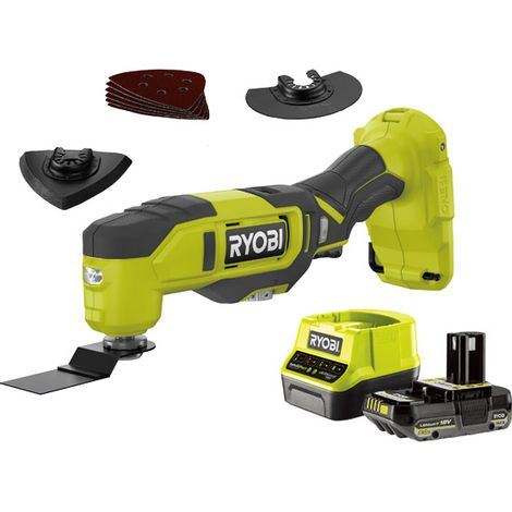 Ryobi ONE+ Multi-Tool Kit (1x 2.0Ah) 18V RMT18-1C20GL