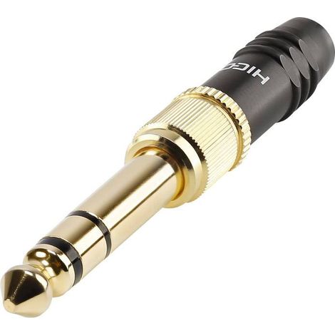 JACK 3.5 MM MÂLE DROIT HICON HI-J3563S PÔLES: 3 NOIR 1 PC(S) (1/2)