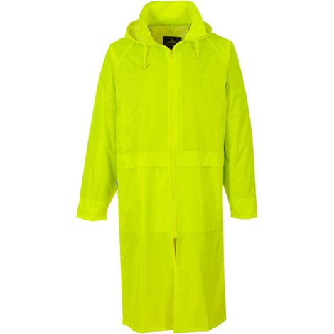 Impermeable de adulto Classic de tejido transpirable abertura frontal S438 XXXL Amarillo