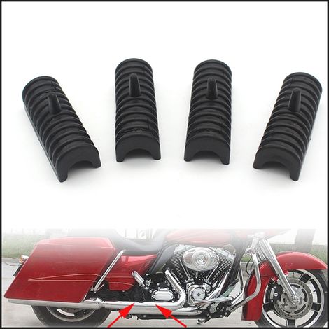 Harley-Davidson Grand Glide Highway King Street Motorcycle Accessories: Side Cases, Side Case Bases, Rubber Pads, Shock Absorber