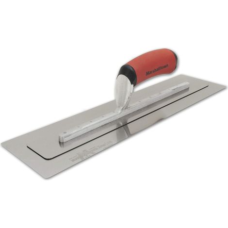 Frattazzo lisciante Marshalltown PermaFlex con lama molto flessibile, frattazzo in acciaio inox leggero, ideale per muratori a secco e stuccatori, dimensioni del frattazzo: 457x127 mm