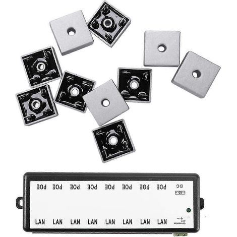 10 redresseurs à pont de diodes monophasés KBPC5010, boîtier métallique, 50 A, 1 000 V, avec alimentation PoE 8 ports et répartiteur PoE QAQ (1/5)