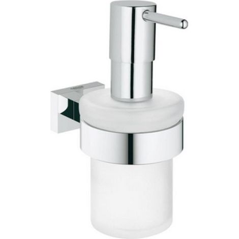 DISPENSER CON SUPPORTO  ESSENTIALS CUBE Cromo