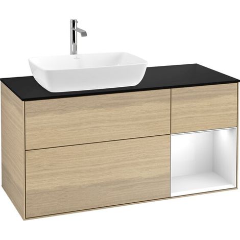 Villeroy & Boch F812GFPC Meuble sous-lavabo Finion F81 (1/2)