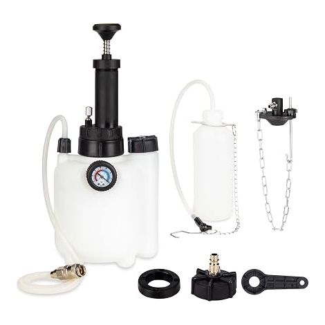Purgeur De Frein Voiture Vidange Liquide De Manuel,Purgeur De Et D’Embrayage,avec Adaptateur pour Le Changement Remplissage D'Huile BoîTe Vitesses (1/5)