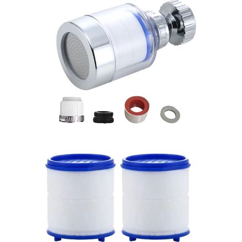 Filtre de purificateur d'eau, élimine le chlore, les métaux lourds, 1Set (1/2)