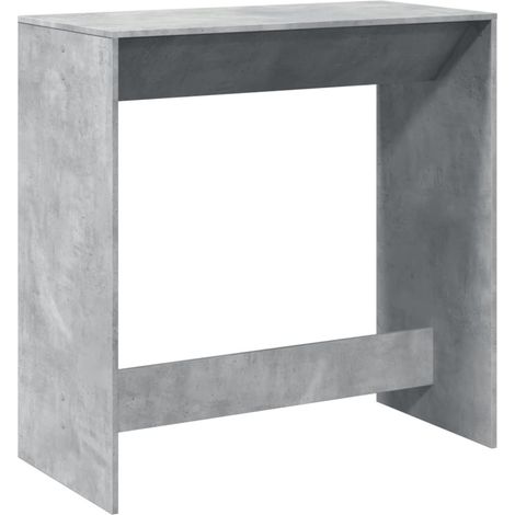 Maison Exclusive - Mesa alta de bar madera ingeniería gris hormig