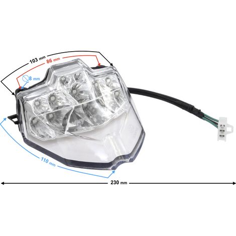 Luce posteriore per ciclomotore FR 2 (1/3)