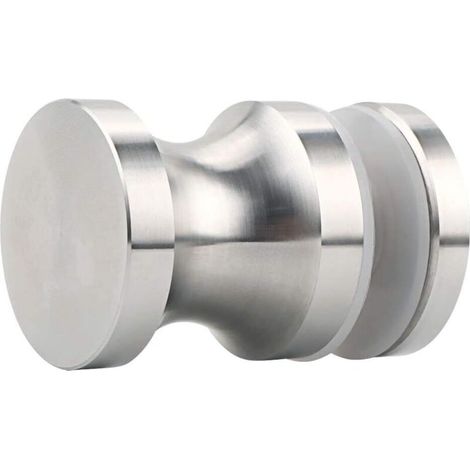 Poignée de porte de douche . bouton de porte de douche coulissante. pièces de rechange pour quincaillerie à traction unilatérale pour portes de salle de bain . L9000-LS en acier SUS304 nickel brossé