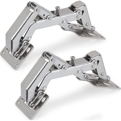 Pack Cabinet Door Hinges, 170 Degree Cabinet Hinges, Invisible Kitchen Cabinet Hinge, Wide Angle Cabinet Hinge (1/5)