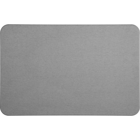 Tapis de salle de bain en Diatomite coloris Gris Argile - Longueur 60 x Profondeur 39 x Hauteur 0,9 cm