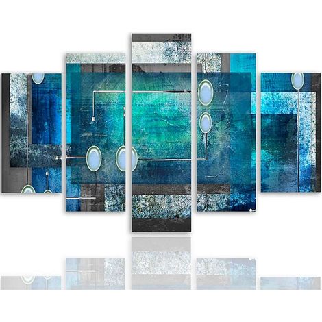 Tableau intérieur abstrait - 100 x 70 cm
