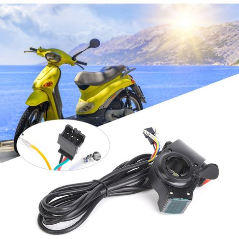 Accélérateur LCD pour Vélo Électrique avec Affichage de la Batterie