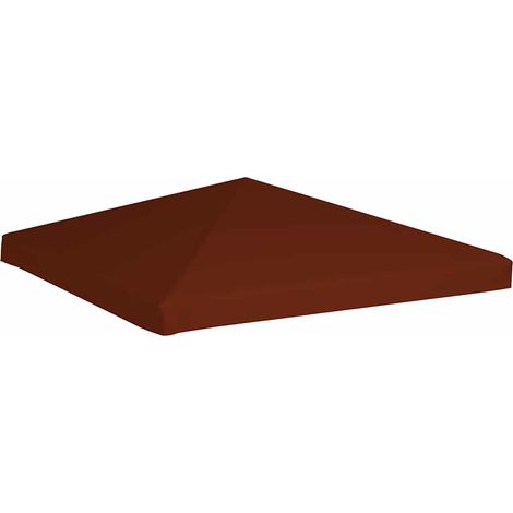 Toile supérieure de gazebo 310 g/m² 3x3 m Terre cuite (1/5)