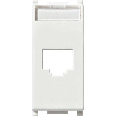 Adattatore RJ45 Vimar Plana  AMP Avaya bianco  14338.C