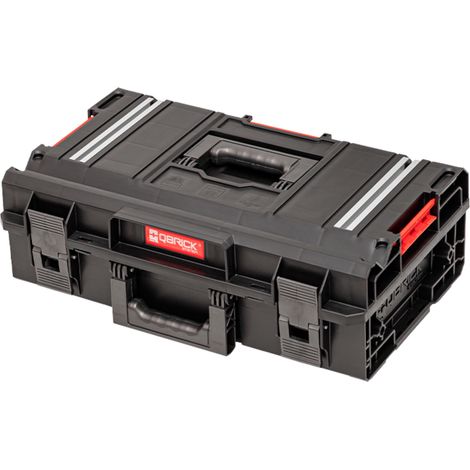 Qbrick – Mallette à outils modulable 585 x 385 x 190 mm – Capacité 15,4 L – IP66 étanche – 6 seaux amovibles – Rails de montage en aluminium (1/7)