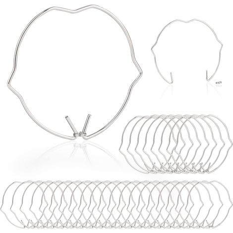 30 Pièces Anneaux de fixation de Lampe pour Spot MR16 GU10 Led de 50 mm MR16 GU10 Pince de fermeture Anneaux de fixation de lampe 60 mm (1/4)