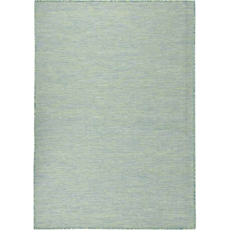 vidaXL Tapis à tissage plat d'extérieur 200x280 cm Turquoise (1/5)
