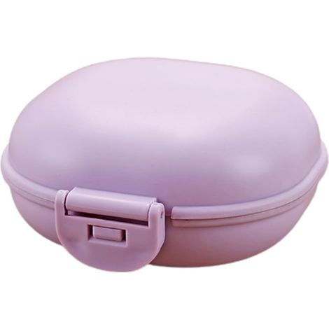 Boîte à savon pour salle de bain  Porte-savon  Rangement pour douche  Petit porte-savon carré étanche et portable  Idéal pour la maison, les voyages, la randonnée et l'école