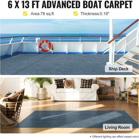 Tapis d'Extérieur Gris pour Couloir 4 m x 1.8 m Antidérapant en Fibre de Polyester + TPR Nettoyage Facile Tapis de sol Anti-Glisse Utiliser aux Intérieurs, le Patio, la véranda et le Porche (1/5)
