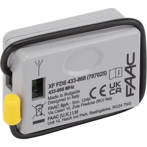 Ricevente Ricevitore 433 868 Da Innesto 3Pin Mhz FAAC XF FDS 433 868 787025