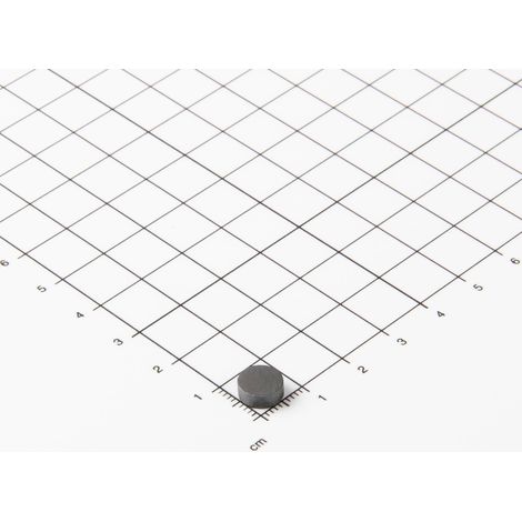 Magna-C Hartferrit Scheibenmagnet Ø8x3mm