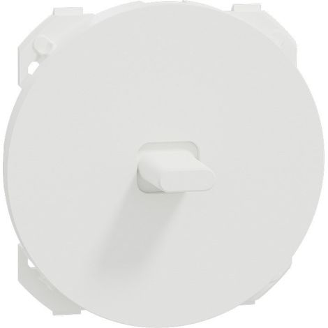 Enjoliveur blanc commande à levier Odace (S929201) (1/3)