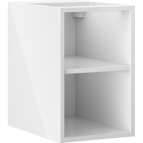 Mexen Box-A armario abierto con estante de 30 cm, blanco brillante - 91AX2-0300-470-0-00 (1/4)