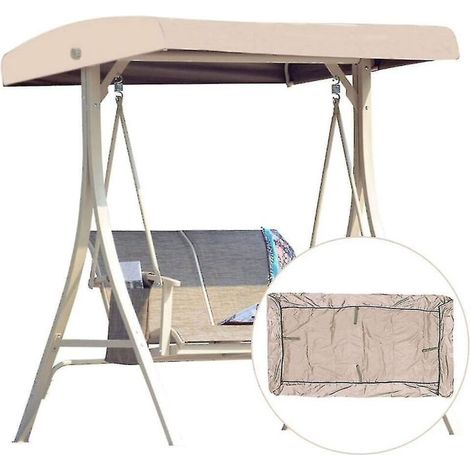 Balançoire de jardin de remplacement pour toit universel, 2-3 places, beige (1/5)