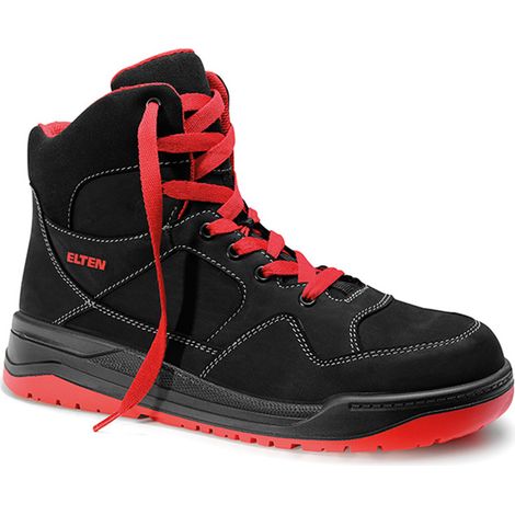 Sicherheitsstiefel Maverick black-red Mid Gr.42 schwarz/rot Leder (1/5)