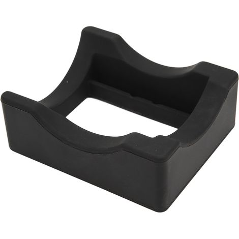 Support de tasse antidérapant en silicone avec fente intégrée pour bouteille, idéal pour la décoration et le bricolage (noir). (1/5)