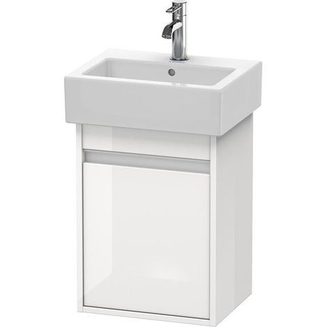 Meuble sous-vasque KETHO 320x400x550mm ouverture droite blanc brillant