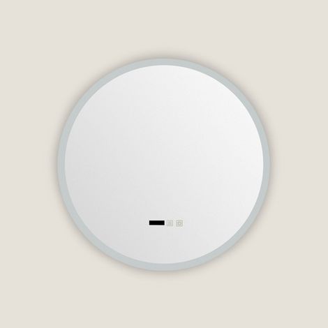 Specchio da Bagno con Luce LED e Antiappannamento Ø60 cm Palolem Selezionabile (Caldo-Naturale-Freddo)